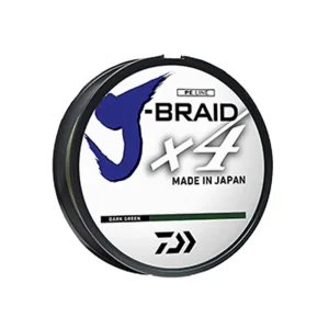 JB4U30-150DG Línea Trenzada Para Pesca J-Braid™ X-4 30lbs 150 yds – Color Verde Obscuro – Daiwa