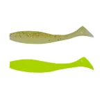 Señuelo Blando Riptide Shad – 4’’ De Largo – Color Dorado y Chartreusse – Color Baits