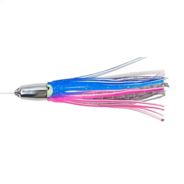 JET-21123 SEÑUELO CHROME BULLET JET 1 OZ – COLOR AZUL-BLANCO-ROSA – BOONE