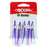 UV-06701 SEÑUELO HOOCHIE UV 2 – 5 PZS – COLOR MORADO HAZE – BOONE