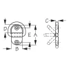 048610-1 ARGOLLA EN “D” PLEGABLE 2 1-18” – SEA DOG