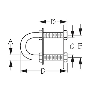 080135 ARGOLLA PARA PROA 3-8” – SEA DOG