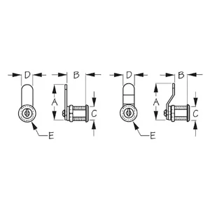 221930-1 CERRADURA DE ACERO INOXIDABLE 304 – 1 9-16 – 1 7-8 – SEA DOG