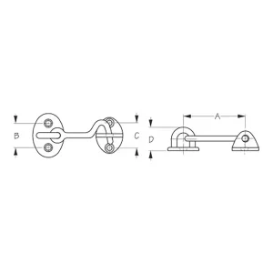 222112-1 GANCHO DE PUERTA 2-5-16” – SEA DOG