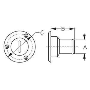 357010-1 TAPÓN PARA GASOLINA 1 1-2” – SEA DOG