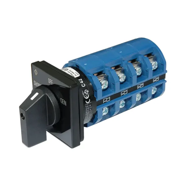 9093 SWITCH Rotativo de Corriente Alterna - OFF – 2 Posiciones – 120/240 V AC - 65 A -Blue Sea System