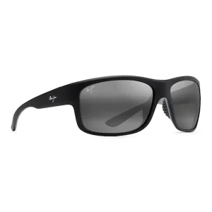 815-53B LENTES DE SOL SOUTHERN CROSS – ARMAZÓN COLOR NEGRO SUAVE CON AZUL MARINO Y GRIS – MICAS COLOR GRIS NEUTRO – MAUI JIM