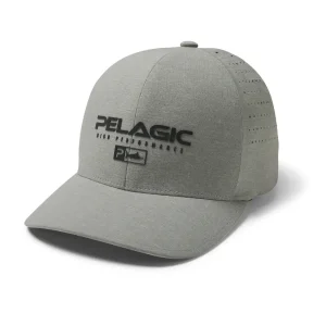 1201223001-LGY GORRA DELTA FLEXFIT HEATHERED – COLOR GRIS CLARO – TALLA L-XL – PELAGIC