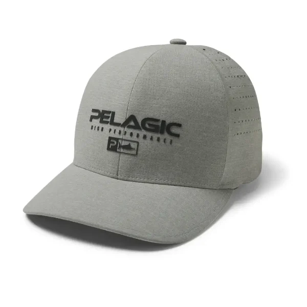 1201223001-LGY GORRA DELTA FLEXFIT HEATHERED – COLOR GRIS CLARO – TALLA L-XL – PELAGIC