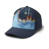 1202231005-NVY GORRA TRUCKER TERMINAL SONAR – COLOR AZUL MARINO – PELAGIC