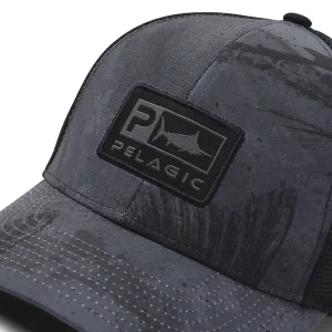 1203223000-BCH GORRA TRUCKER GYOTAKU – COLOR NEGRO-CARBON – UNITALLA – PELAGIC