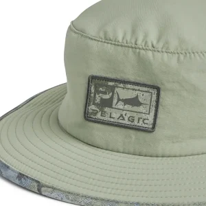 1204223000-ARM SOMBRERO DE PESCADOR SOMBRERO BUCKET HAT SUNSETTER PRO SOMBRERO CON PROTECCIÓN SOLAR UPF 50 – COLOR VERDE – PELAGIC