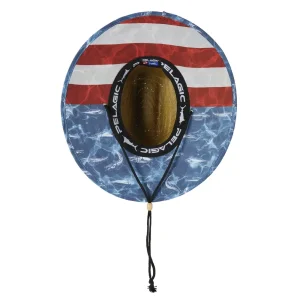 1205221000-KHA SOMBRERO DE PAJA BAJA STRAW – COLOR AMERICAMO – UNITALLA – PELAGIC