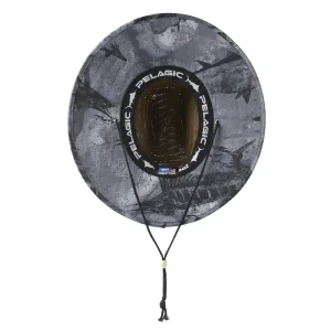 1205223000-BLK SOMBRERO DE PAJA BAJA STRAW GYOTAKU – COLOR VERDE – UNITALLA – PELAGIC -