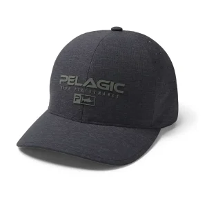 1201223001-CHR GORRA DELTA FLEXFIT HEATHERED – COLOR CHARCOAL – VARIAS TALLAS – PELAGIC