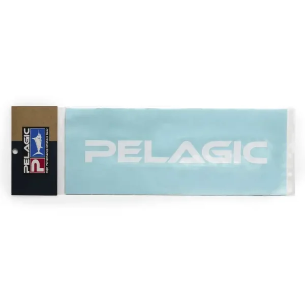 1270213004-WHT CALCOMANÍA LOGOTIPO PELAGIC – COLOR BLANCO – PELAGIC