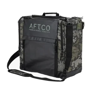 ATB36 MALETA TACKLE PARA PESCA – TAMAÑO 3600 – COLOR VERDE CAMO – AFTCO