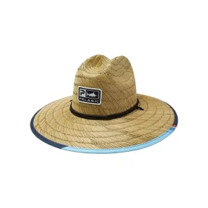 1205231000-NVY SOMBRERO BAJA STRAW - PELAGIC