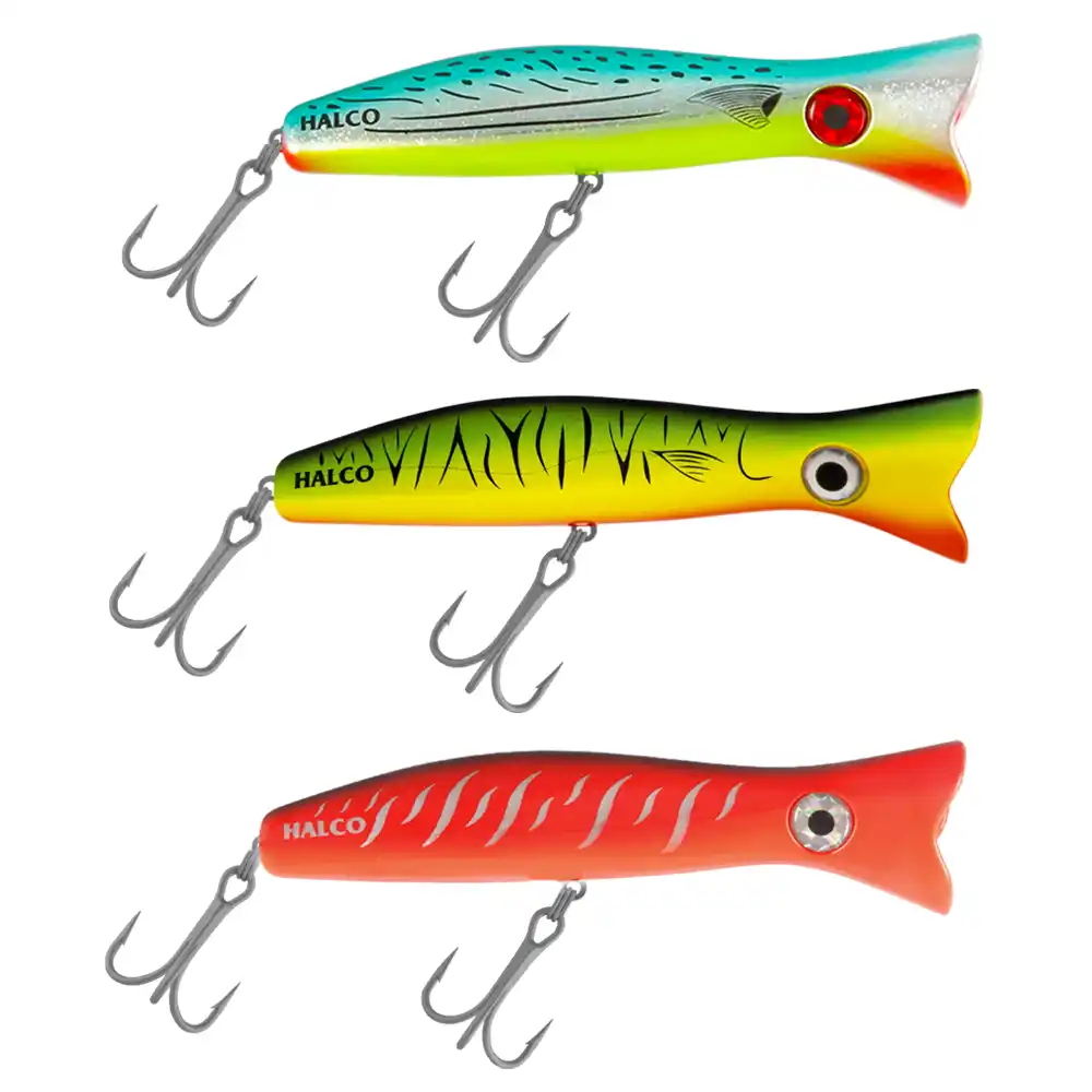 SEÑUELO ROOSTA POPPER 160 – 160MM 2 3-4OZ – VARIOS COLORES – HALCO