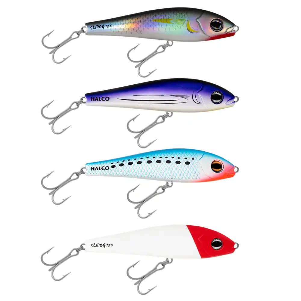 SEÑUELO SLIDOG 125 – 125MM 52G – VARIOS COLORES – HALCO