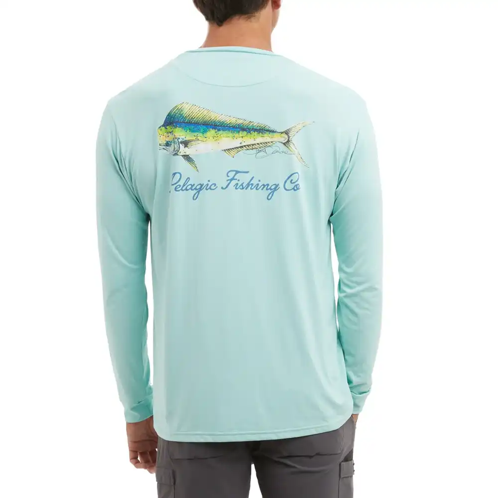 1015243002-TUR PLAYERA AQUATEK GOIONE MAHI DE MANGA LARGA – COLOR TURQUESA – PELAGIC