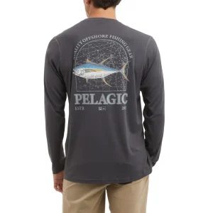 1015251005-GRA PLAYERA VAPORTEK MAPPED YFT DE MANGA LARGA – COLOR GRAFITO – PELAGIC