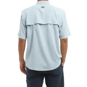 1016223000-BFG CAMISA KEYS DE MANGA CORTA – COLOR NIEBLA ZUL – PELALGIC