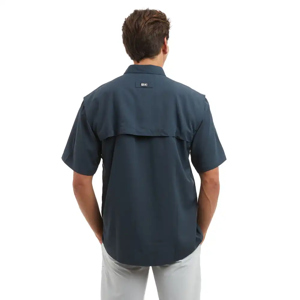 1016223000-DNYCAMISA KEYS DE MANGA CORTA – COLOR DARK NAVY – PELAGIC - Imagen 2