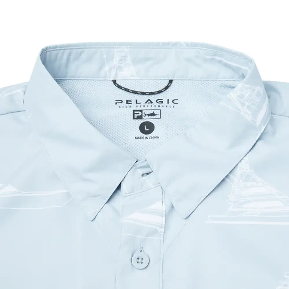 CAMISA DE MANGA CORTA PARA CABALLERO KEYS SPORTY – PELAGIC - Imagen 3