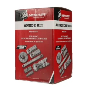 8M0116590 KIT DE ÁNODOS DE ALUMINIO PARA L6 VERADO DE 350-400 HP – MERCURY