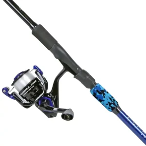 combo canna mulinello spinning da pesca e mulinello,Combo da pesca - Kit completo combo bobina DAM Full Tech Telescopic Travel