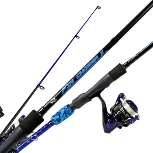 FNX-702MH-40BL COMBO DE SPINNING FIN CHASER X SERIES – CAÑA DE 6 6 + CARRETE FXN-30 – OKUMA