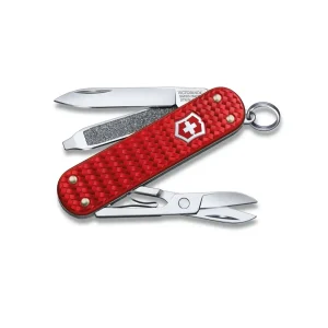 0.6221.401G NAVAJA CLASSIC SD PRECIOUS ALOX – COLOR ROJO – VICTORINOX