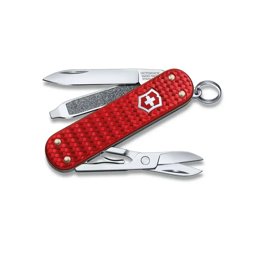 0.6221.401G NAVAJA CLASSIC SD PRECIOUS ALOX – COLOR ROJO – VICTORINOX