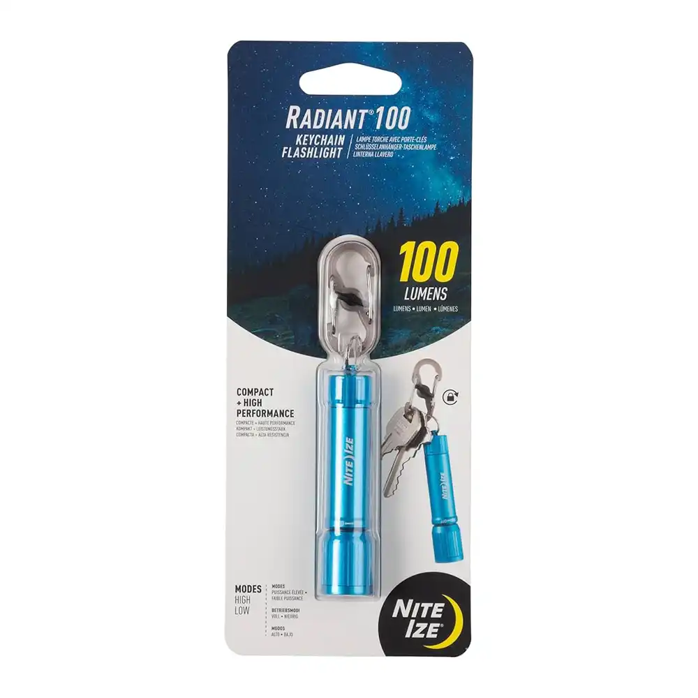 R100F-03-R7 LINTERNA LLAVERO RADIANT 100 – COLOR AZUL – NITE IZE -