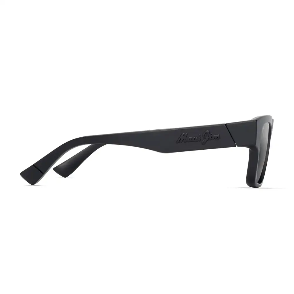 638-02 LENTES POLARIZADOS KŌKUA – MICA DE MAUIPURE COLOR GRIS NEUTRO – ARMAZÓN NEGRO MATE – MAUI JIM - Imagen 2