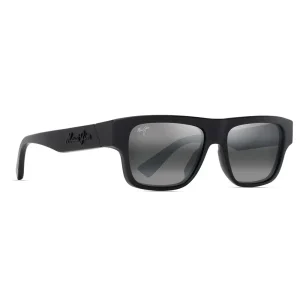 638-02 LENTES POLARIZADOS KŌKUA – MICA DE MAUIPURE COLOR GRIS NEUTRO – ARMAZÓN NEGRO MATE– MAUI JIM