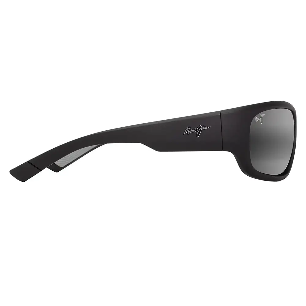 682-02 LENTES POLARIZADOS MA‘UKELE – MICA DE VIDRIO ULTRAFINO COLOR NEUTRAL GREY – ARMAZÓN NEGRO MATE – MAUI JIM - Imagen 2