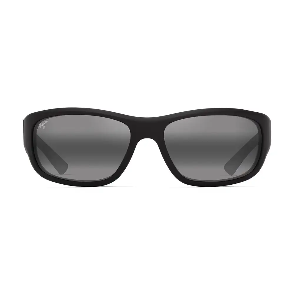 682-02 LENTES POLARIZADOS MA‘UKELE – MICA DE VIDRIO ULTRAFINO COLOR NEUTRAL GREY – ARMAZÓN NEGRO MATE – MAUI JIM - Imagen 3