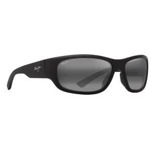 682-02 LENTES POLARIZADOS MA‘UKELE – MICA DE VIDRIO ULTRAFINO COLOR NEUTRAL GREY – ARMAZÓN AZUL NEGRO MATE – MAUI JIM