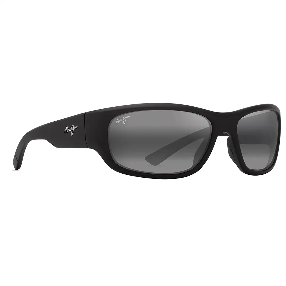 682-02 LENTES POLARIZADOS MA‘UKELE – MICA DE VIDRIO ULTRAFINO COLOR NEUTRAL GREY – ARMAZÓN AZUL NEGRO MATE – MAUI JIM
