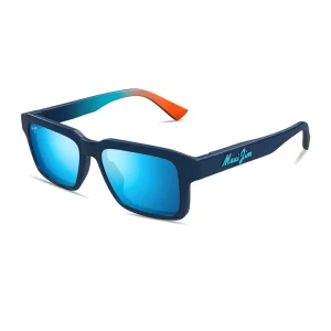 B635-03 LENTES POLARIZADOS KAHIKO – MICA DE MAUIPURE COLOR BLUE HAWAII – ARMAZÓN AZUL OSCURO MATE – MAUI JIM -