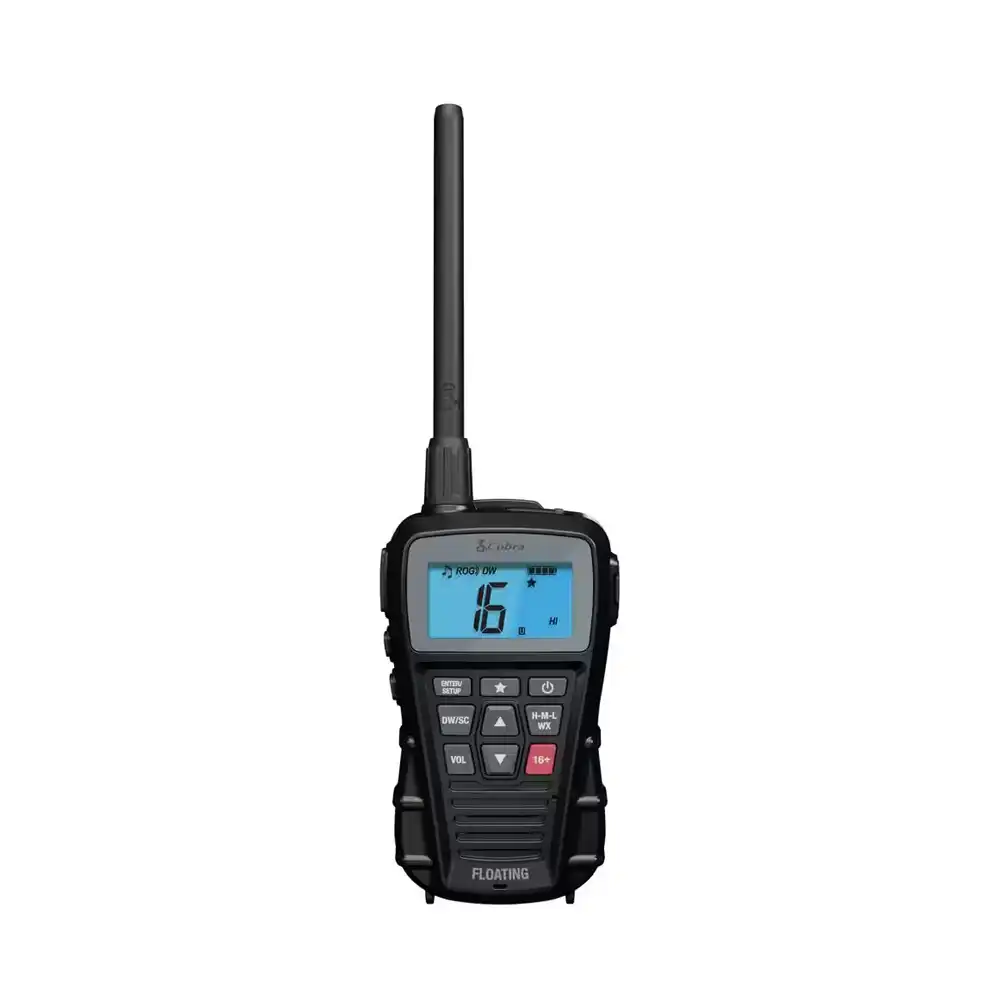 0190009-1 RADIO VHF MARINO PORTÁTIL BLUE BOUND 150 – COBRA