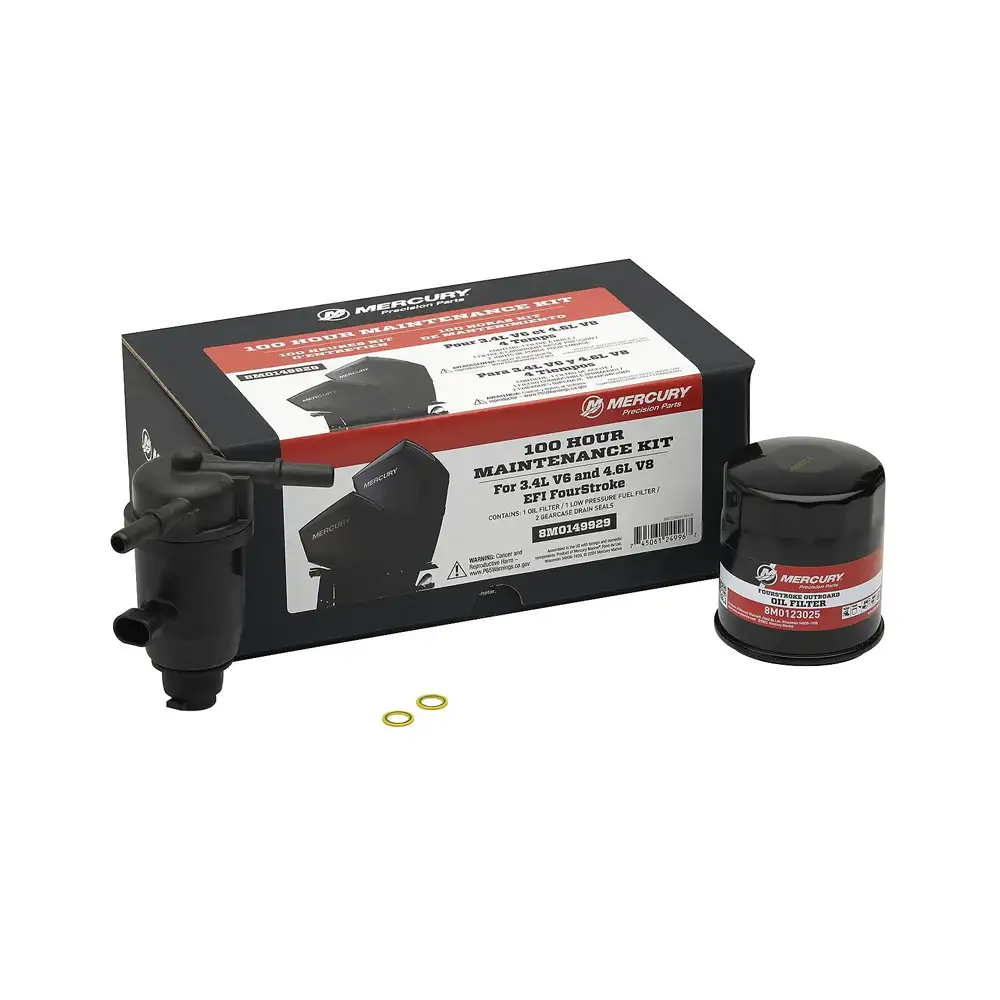 8M0149929 KIT DE MANTENIMIENTO PARA MOTORES V6 Y V8 175-300 HP – 4 TIEMPOS – MERCURY