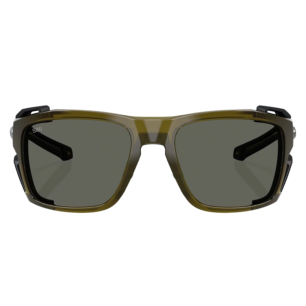 06S9111 91110760 Lentes Polarizados King Tide 8 – Mica de Cristal Color Gris 580 G – Armazón en Color Alga Marina – Costa del Mar
