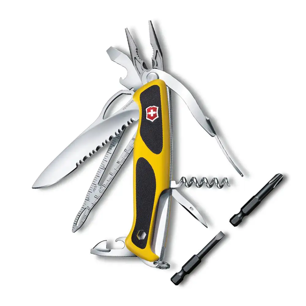 0.9798.MWC8 NAVAJA RANGER BOATSMAN MW GRIP – COLOR AMARILLO – VICTORINOX