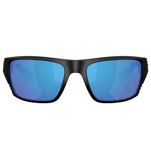 06S9118 91180159 Lentes Polarizados Finlet – Mica de Cristal Color Azul Espejado 580 G – Armazón en Color Negro Mate – Costa del Mar