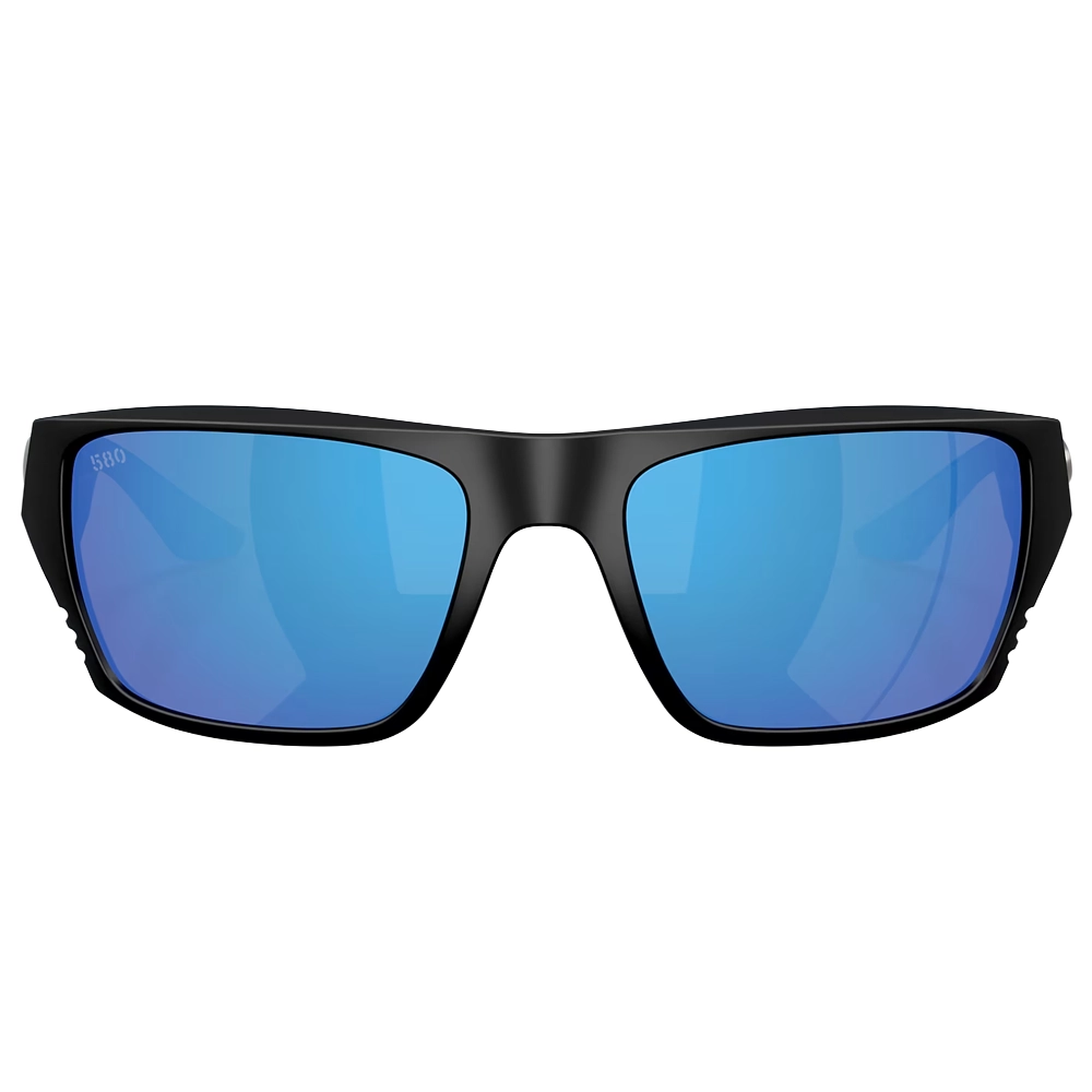 06S9118 91180159 Lentes Polarizados Finlet – Mica de Cristal Color Azul Espejado 580 G – Armazón en Color Negro Mate – Costa del Mar