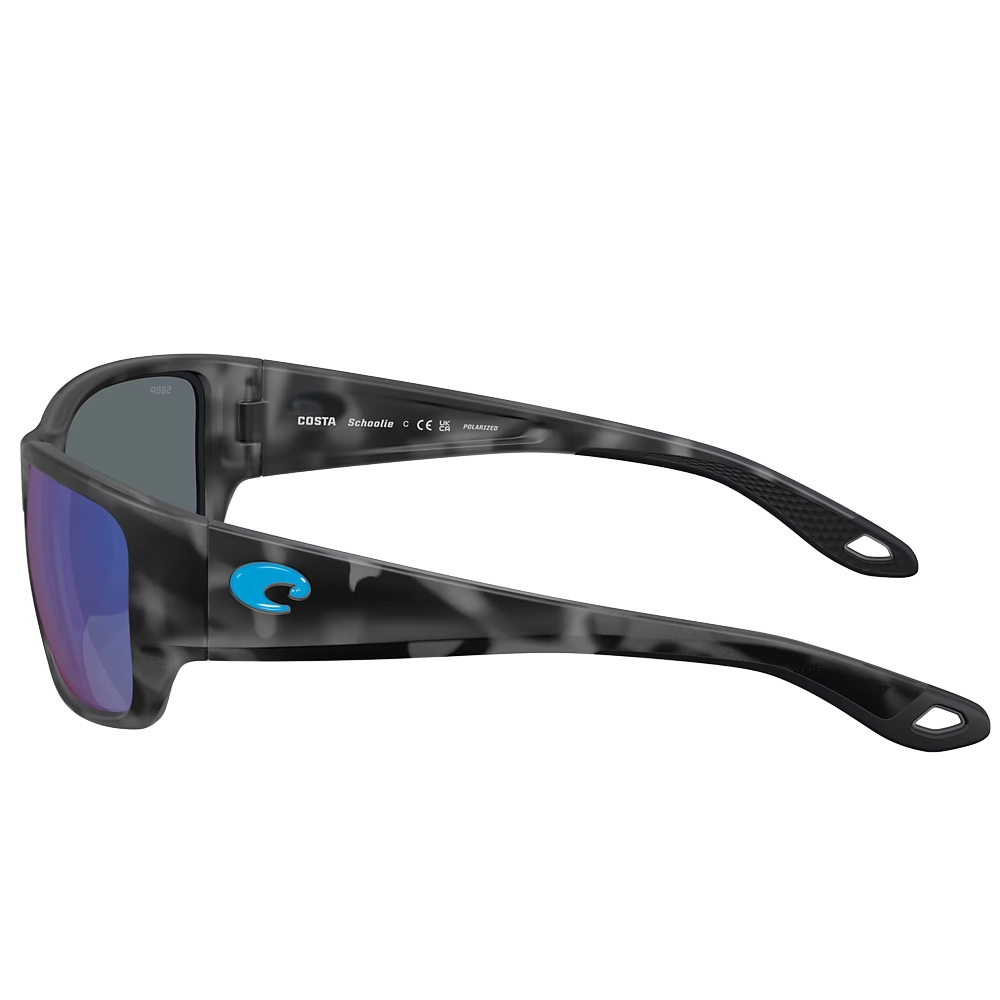 LENTES POLARIZADOS SCHOOLIE – MICA DE CRISTAL COLOR AZUL ESPEJADO – COSTA DEL MAR - Imagen 3