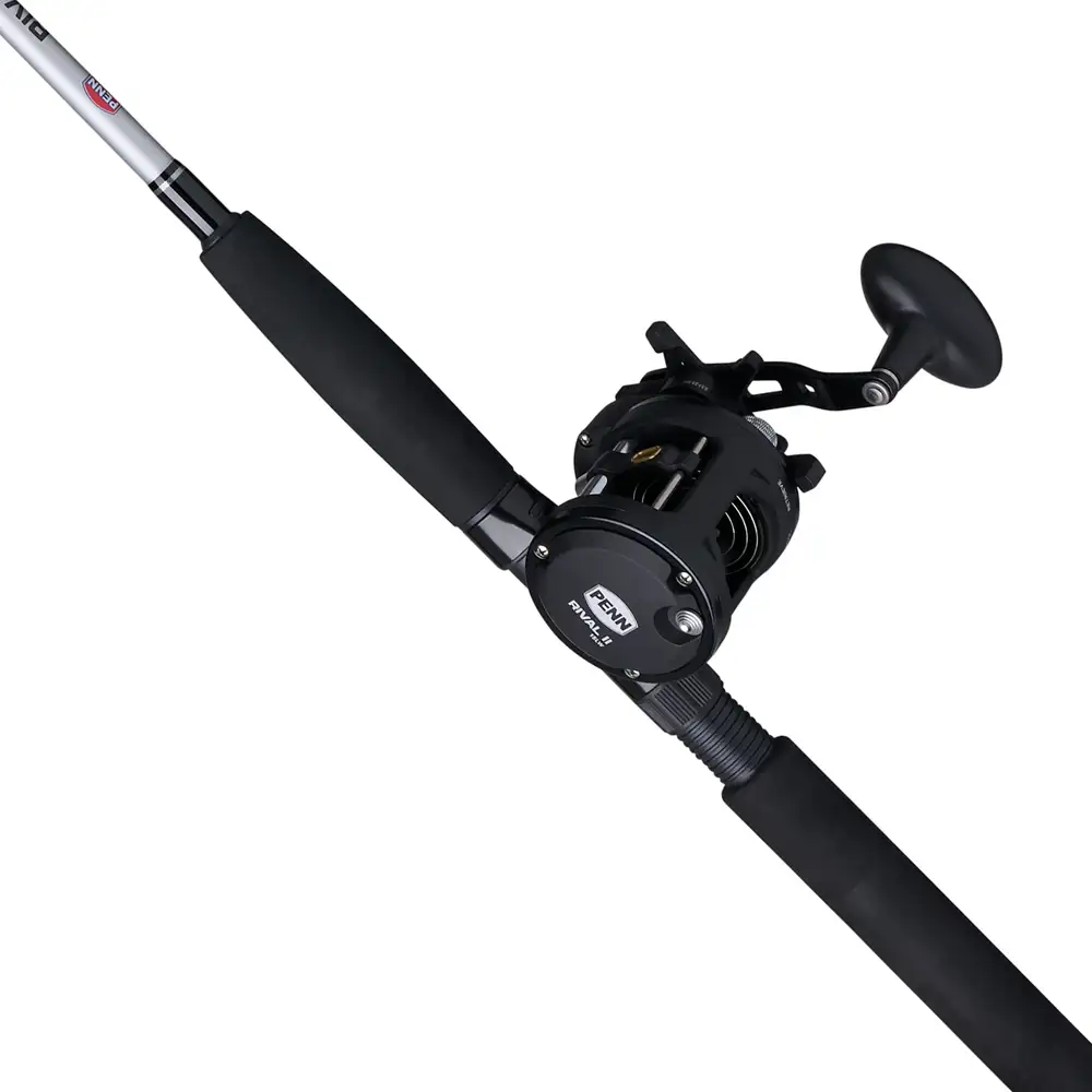 1639150 COMBO DE PESCA CONVENCIONAL RIVAL™ II LEVEL WIND – CAÑA DE 5’ – CARRETE 15 – PENN